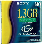 Sony 3.5  Gigamo Magneto-Optical Disk (EDMG13CDF)